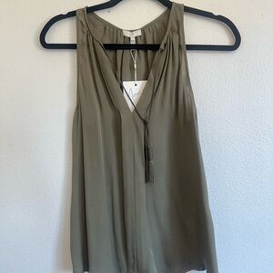 Joie Khaki Sleeveless Tank Top